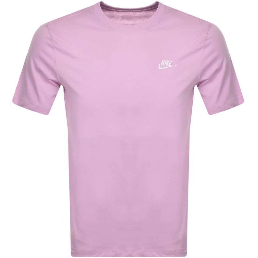 Alternative Image for ProductNike Crew Neck Club T Shirt Pink1